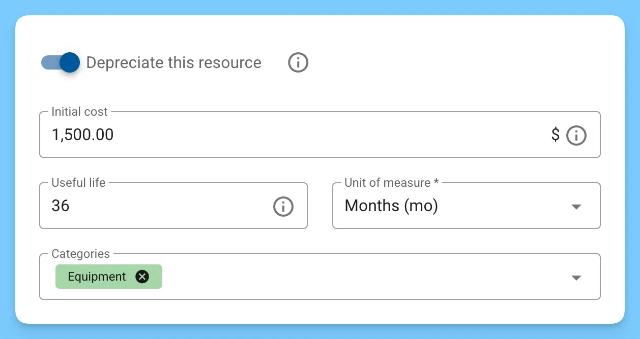 Manufacturing Cost Tracking
