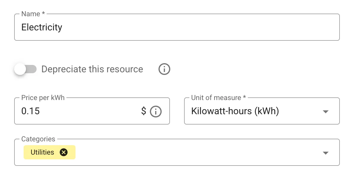 Utility Costs