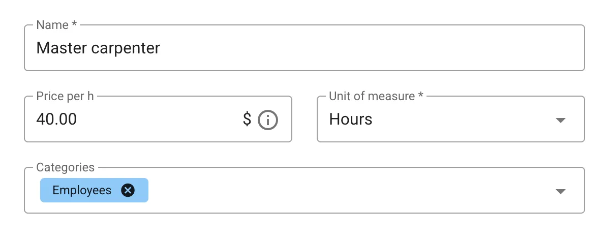 Labor Cost Tracking